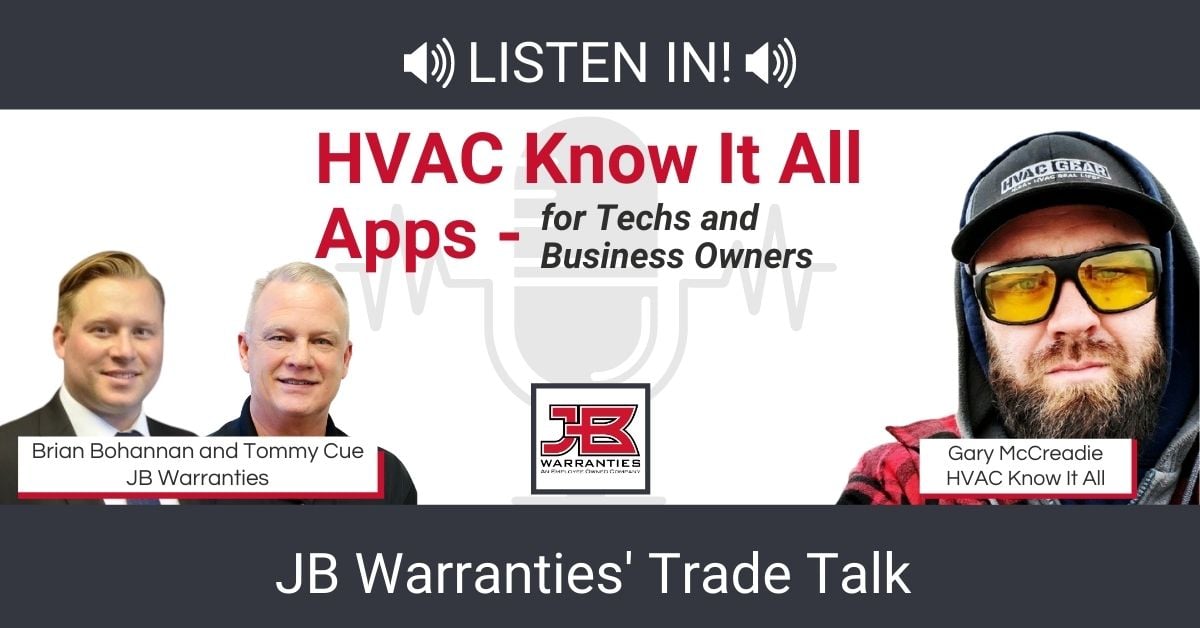 Trade Talk HVAC Know It All Apps for Techs and Business Owners